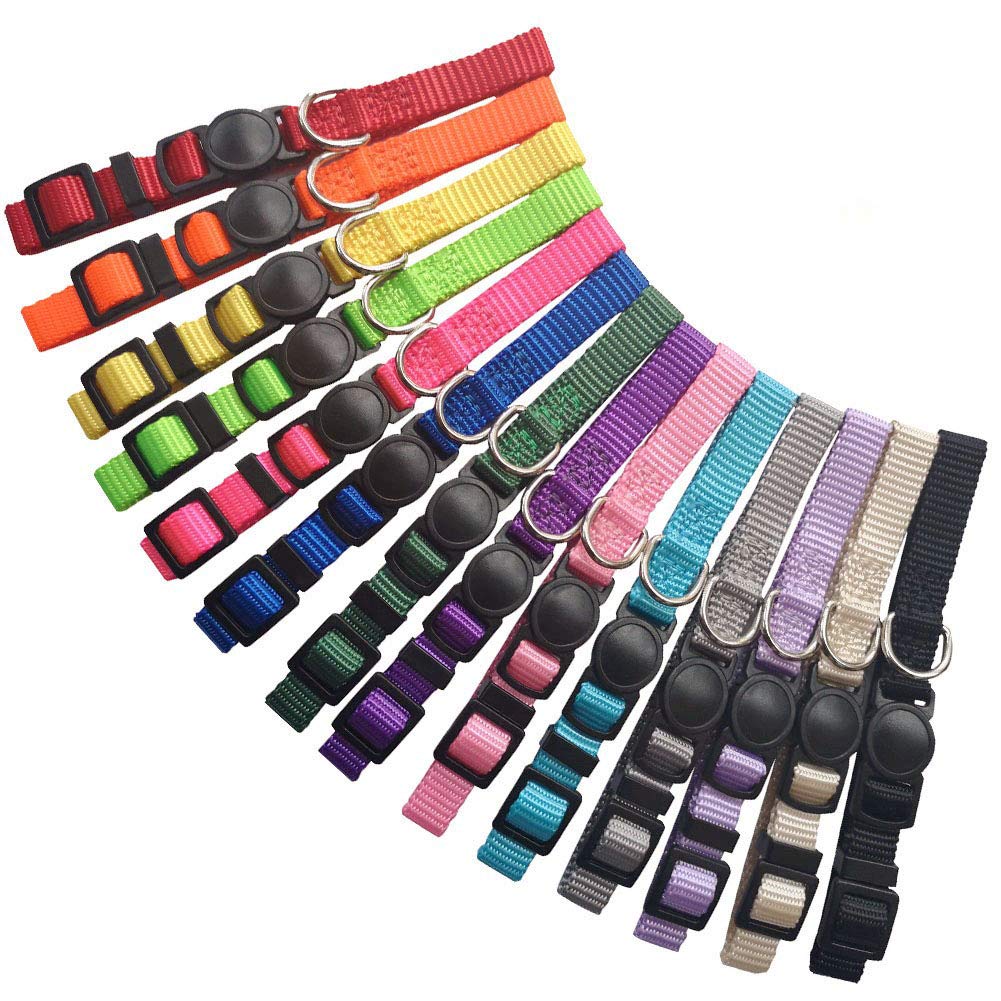 Mtliepte puppy ID collars colorful set for quick pup identification and variety