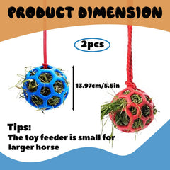Mtuiewo hay ball goats boredom relief promotes curious grazing
