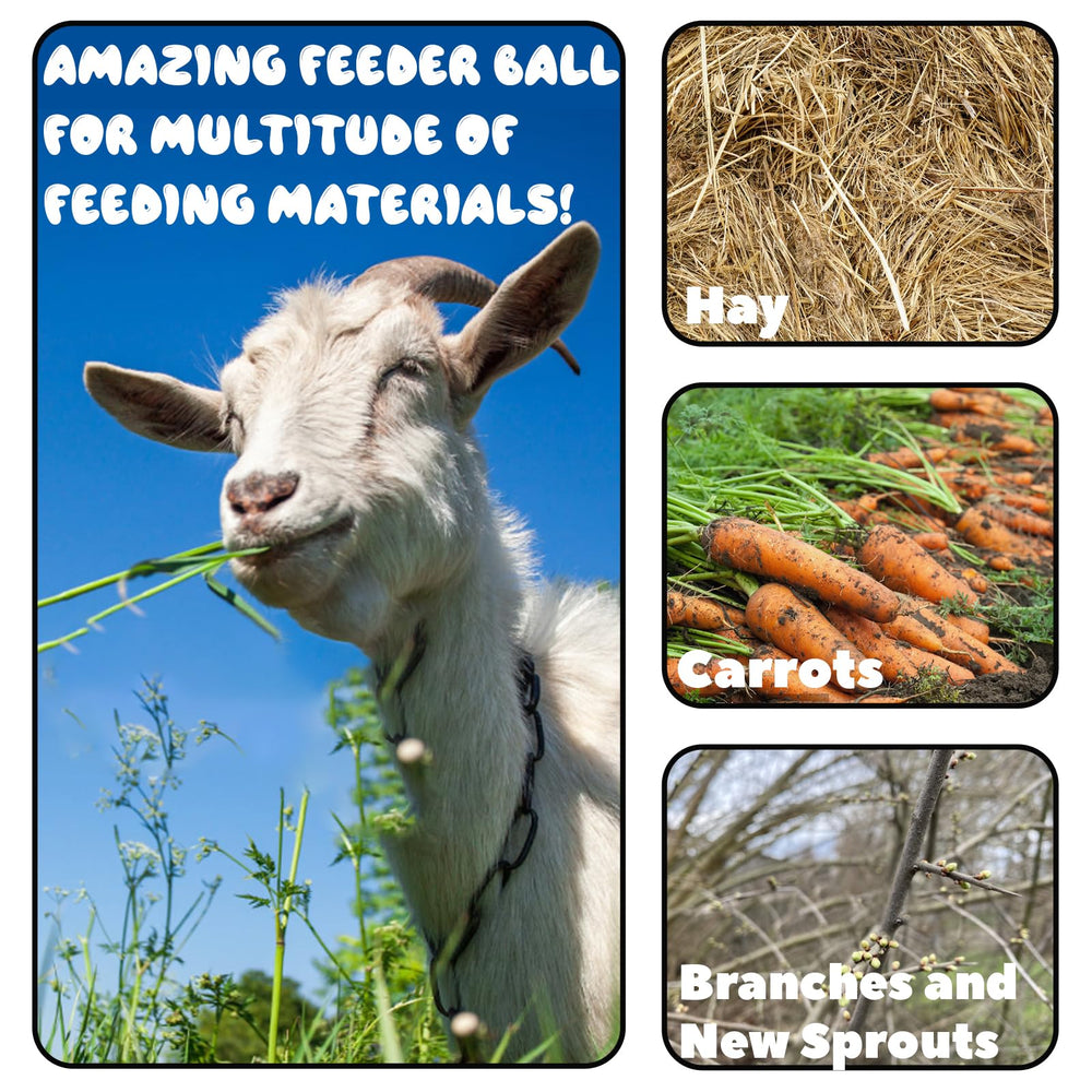 Mtuiewo hay ball two-pcs set for versatile paddock enrichment
