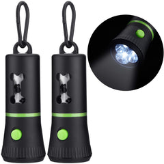 Mudder LED dog poop bag dispenser for night walks with quick bag access