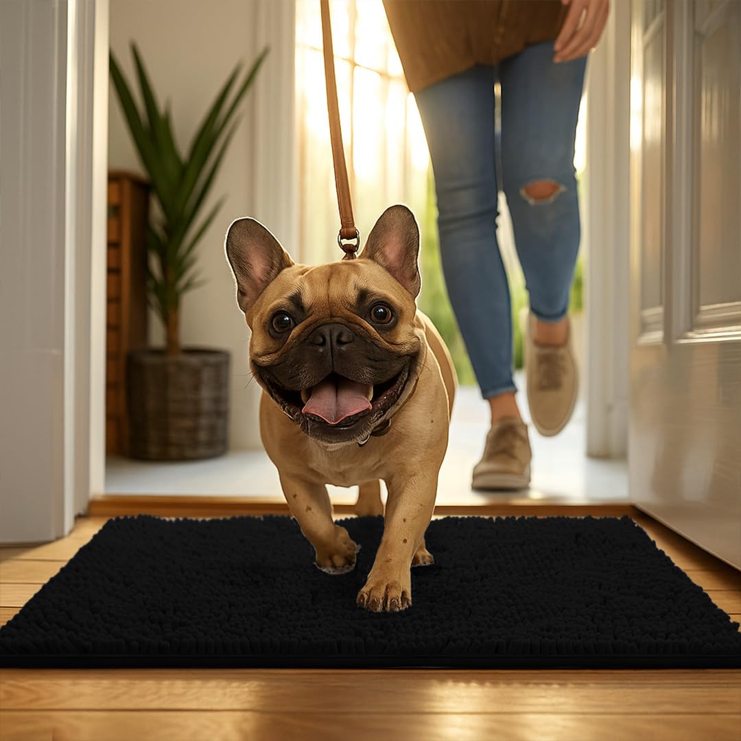 MUDGUARD MAT 36x60 inch size covers large entrances effectively.