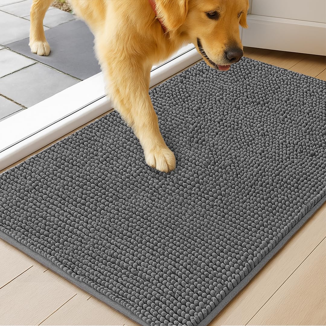MudGuard Mat front-door-absorbent helps keep entry floors clean and dry.