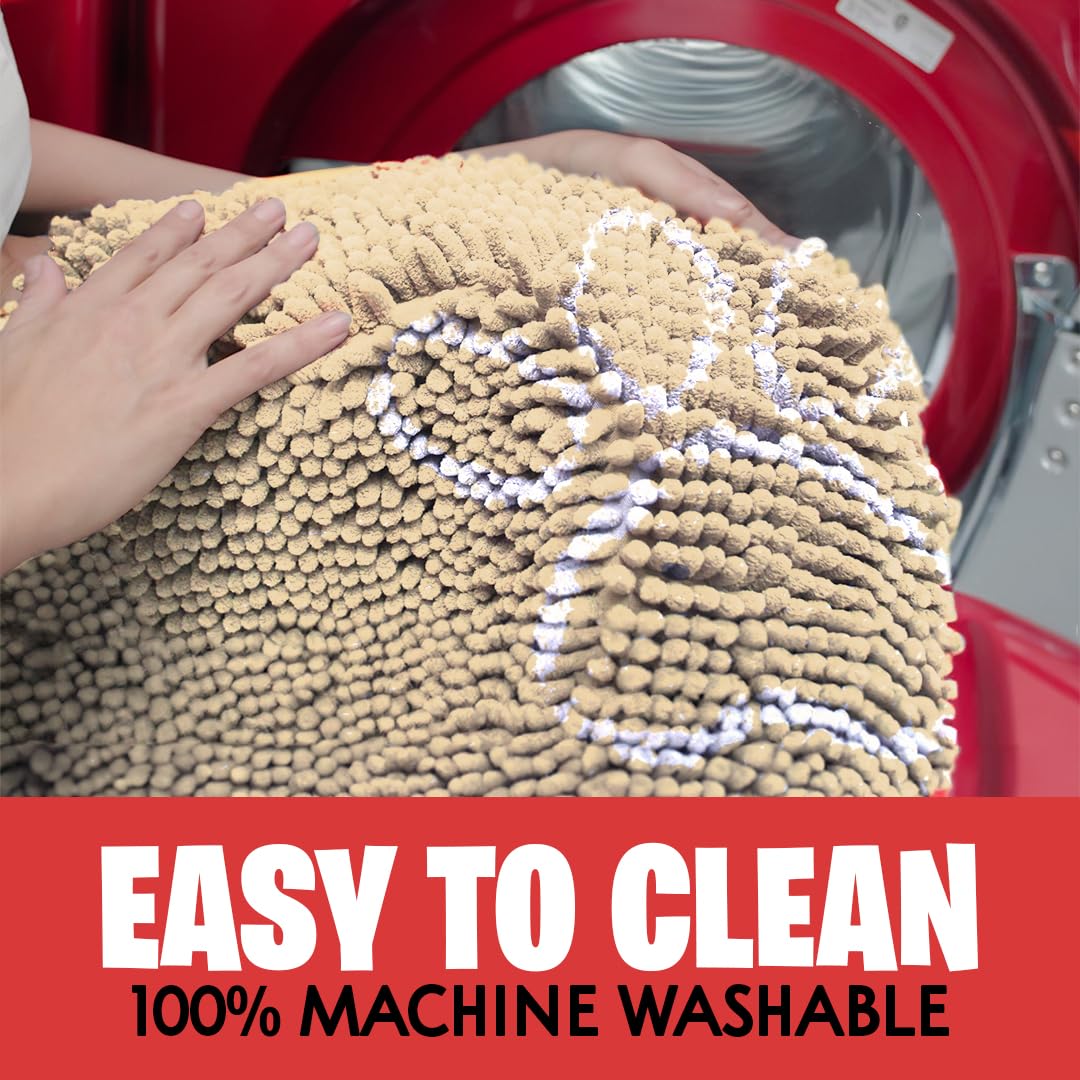MUDGUARD MAT machine washable for easy care after muddy days.