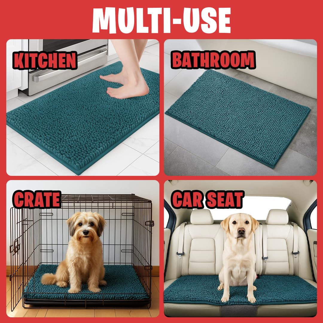 MudGuard Mat is machine washable for easy cleaning after muddy days.