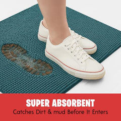 MudGuard Mat features a non-slip back for secure placement on floors.