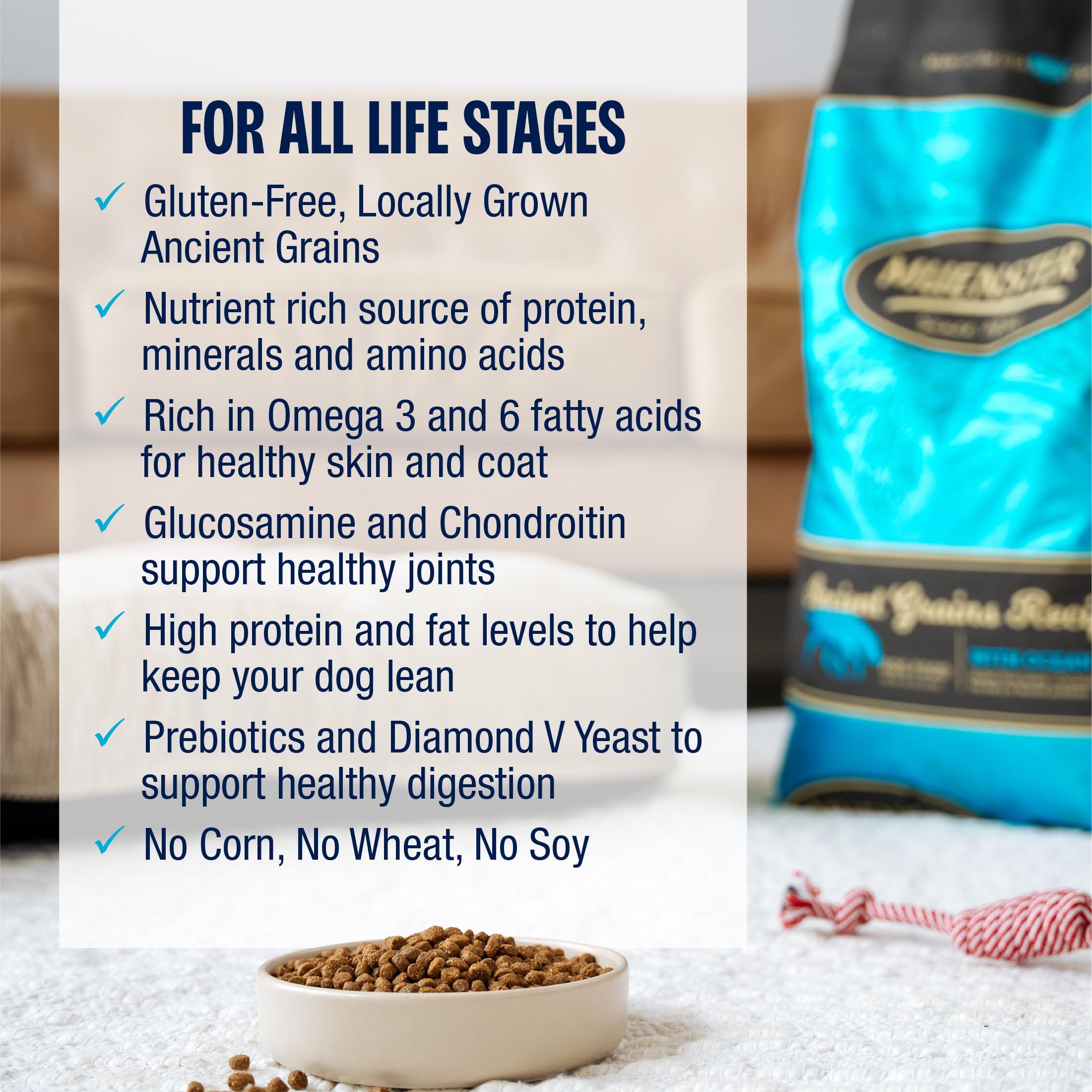 Muenster family-owned brand USA-made emblem signaling trusted pet nutrition