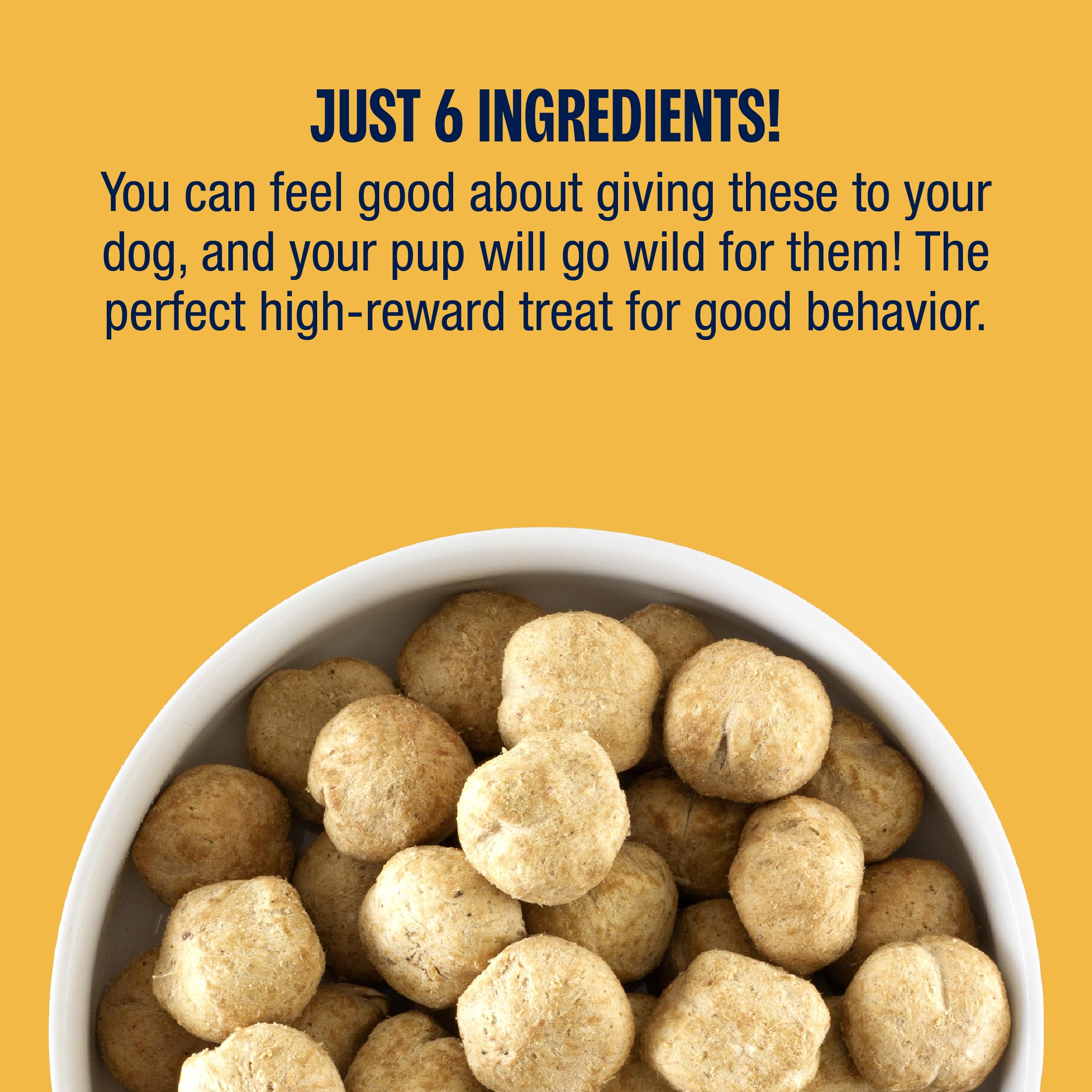 Muenster meatball dog treats are grain-free and protein-rich for happy dogs.