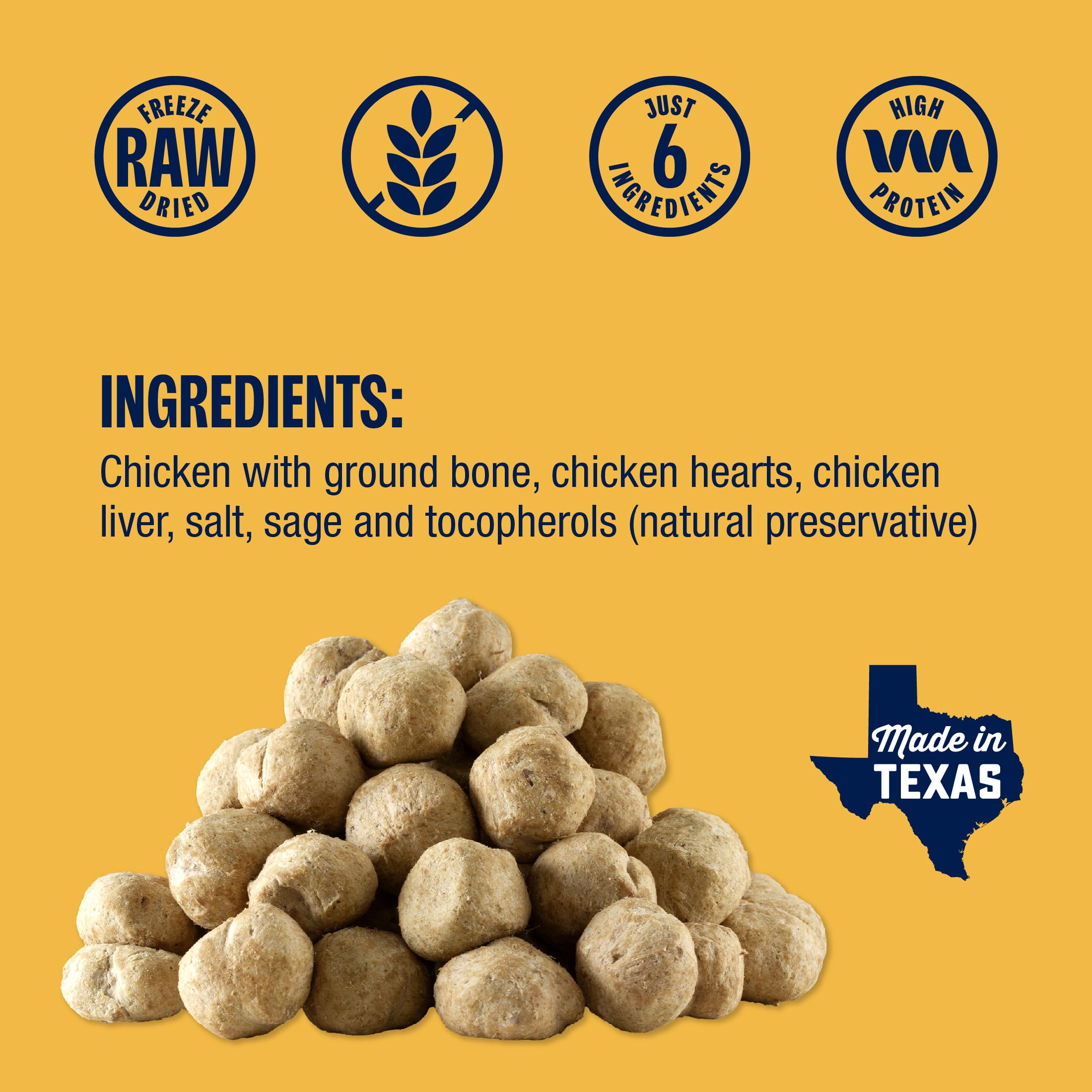 Muenster dog treats portion in bowl, high-protein, low-carb snack.