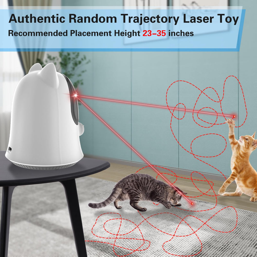 Muhhiba cat laser toy range modes adapt to spacious rooms and small spaces