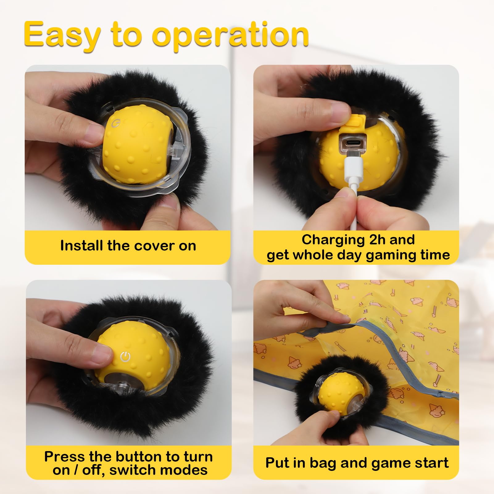 Muhhiba hide and seek cat toy invites interactive chasing and retrieval games.