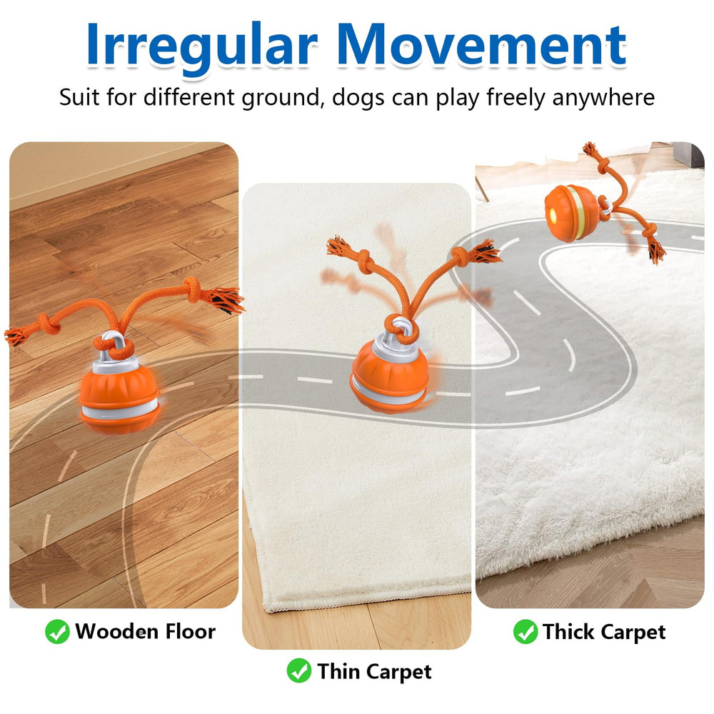 Muhhiba interactive dog toy-3-modes highlights fast, slow, and interactive settings