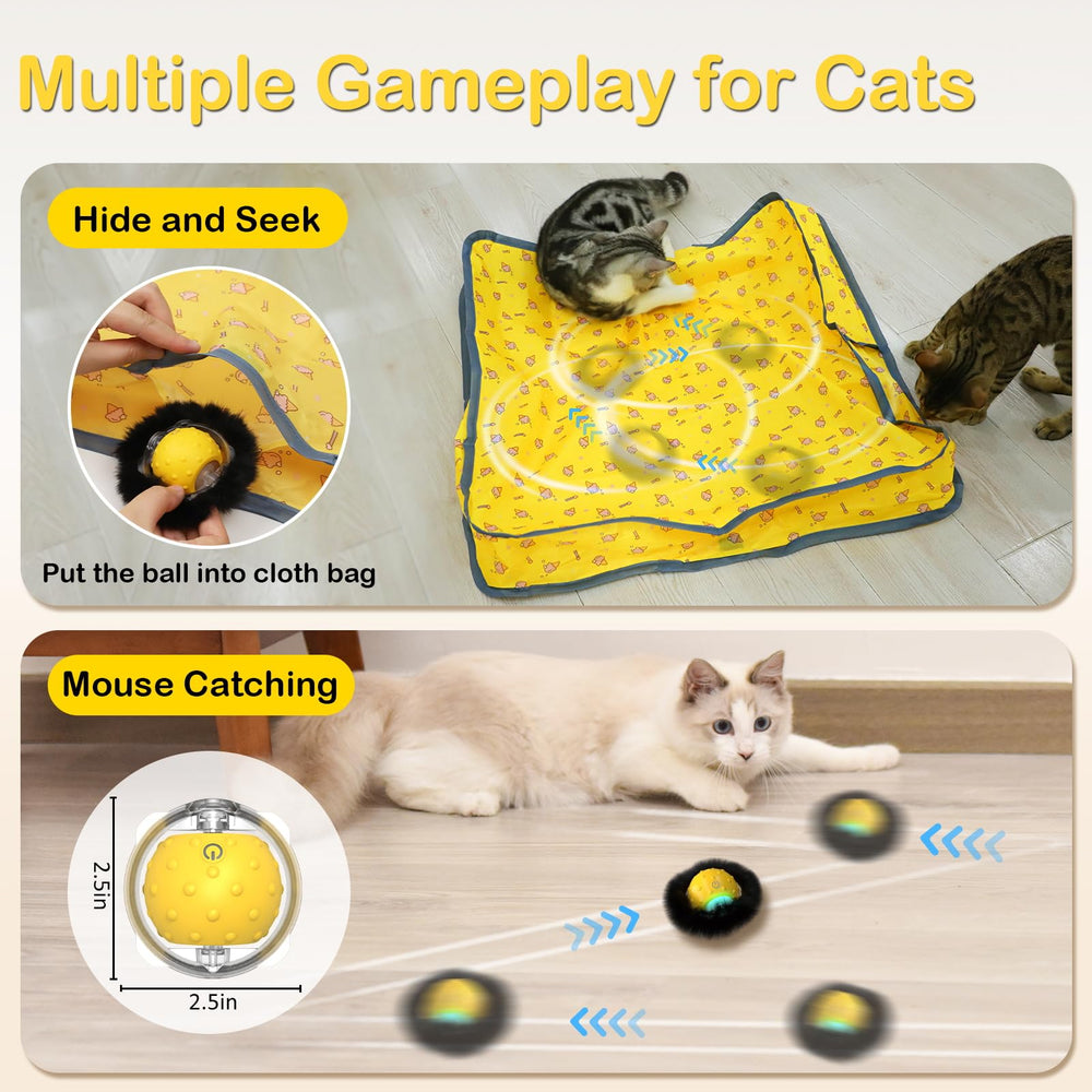 Muhhiba motion-activated chirping toy sparks curiosity and keeps cats engaged during indoor play.