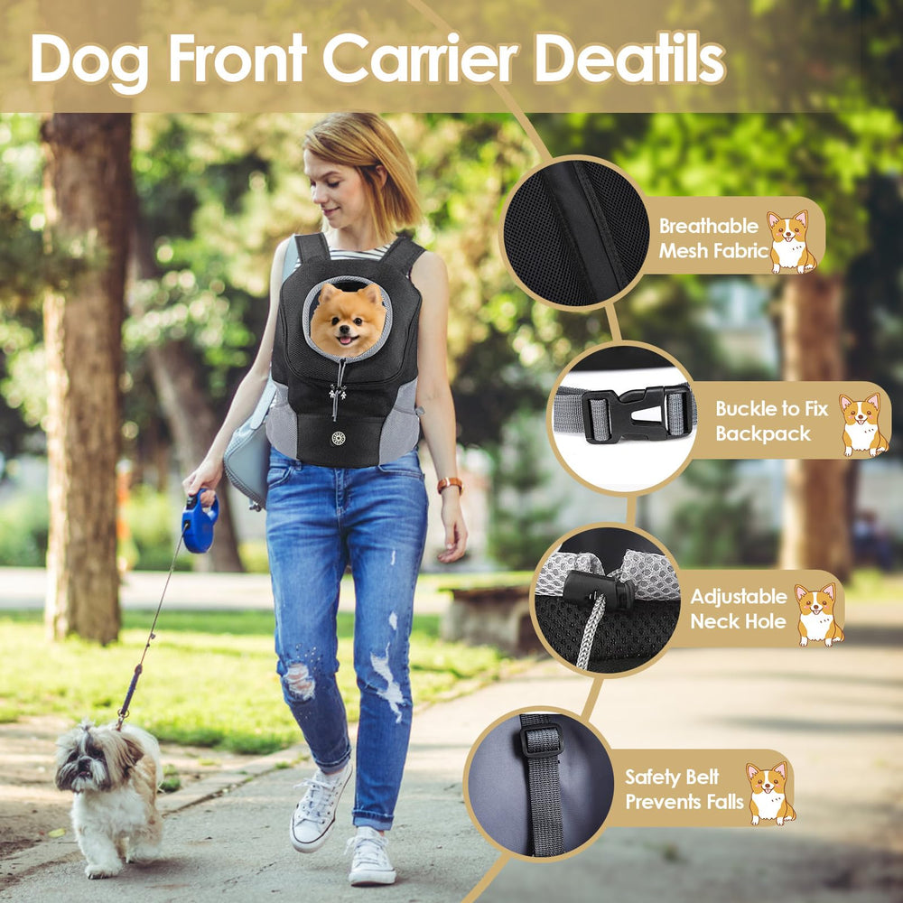 Removable bottom plate on adjustable dog backpack carrier for easy cleaning