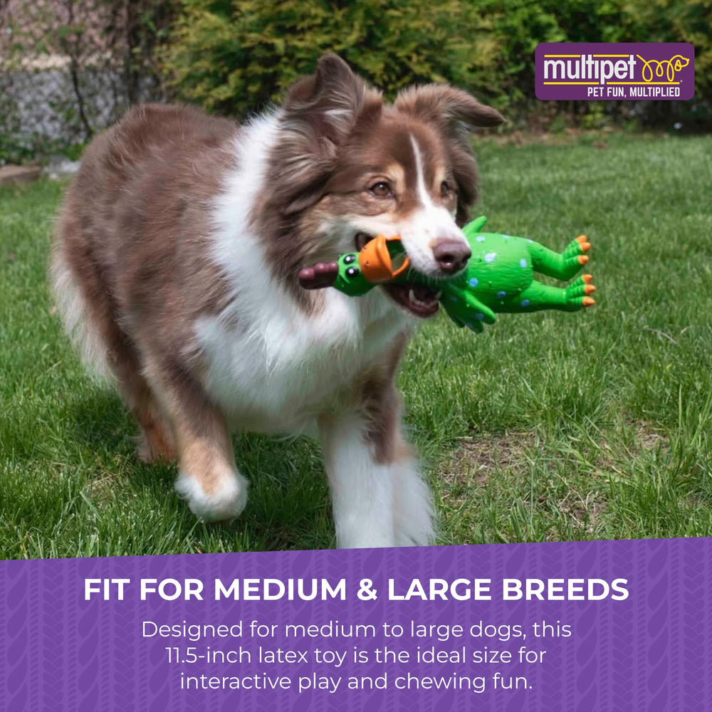 Multipet Globkens chicken plush filling adds soft feel when squeezed.