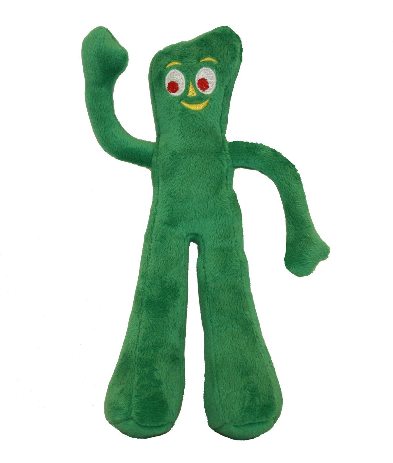 Multipet Gumby dog toy plush-covered for soft, cuddly play with squeaker