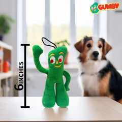 Multipet Gumby toy with a squeaker to boost interactive play and fetch.