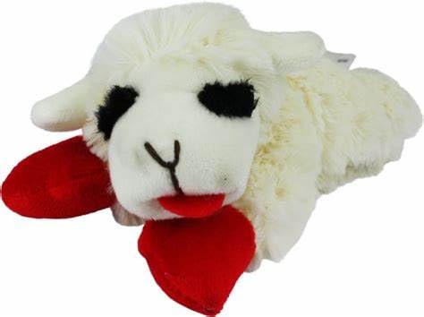 Multipet Lamb Chop 10in pack of 3 offers versatile play and companionship.