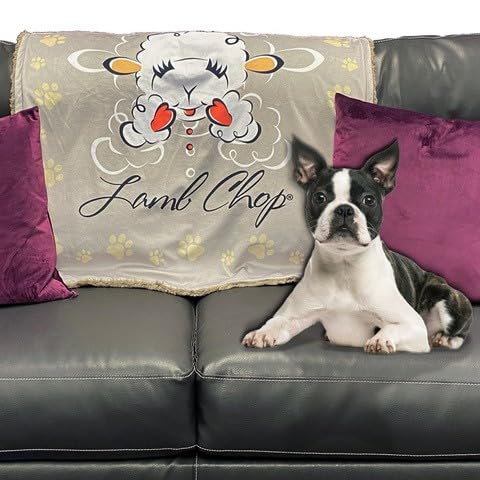 Multipet Lamb Chop Blanket with officially licensed label signals authentic quality