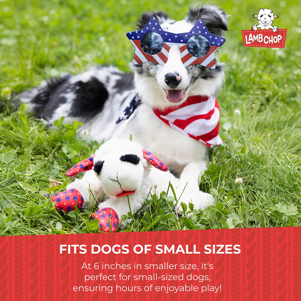 Multipet Lamb Chop toy highlights holiday playtime appeal.