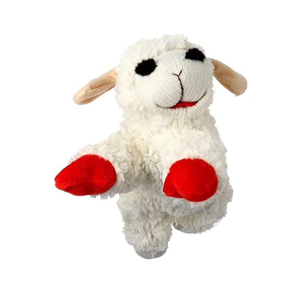 Multipet Lamb Chop mini 6in pack front shows officially licensed three-pack value