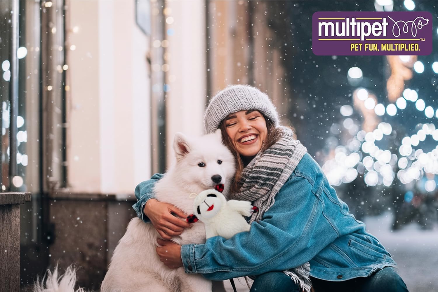 Multipet Lambchop official licensed plush closeup confirms authentic character.