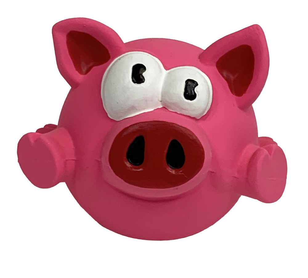 Multipet Lyla Latex Animals easy-clean toy with quick wipe-down.