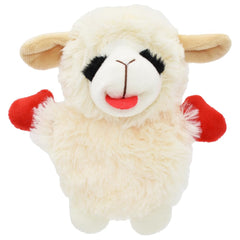 Multipet Mini Lamb Chop crinkle toy for puppies boosts play and fetch sessions