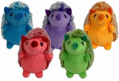 Multipet MiniPet Hedgehog Toy 4-inch with blinking nose boosts playtime and cuddling.