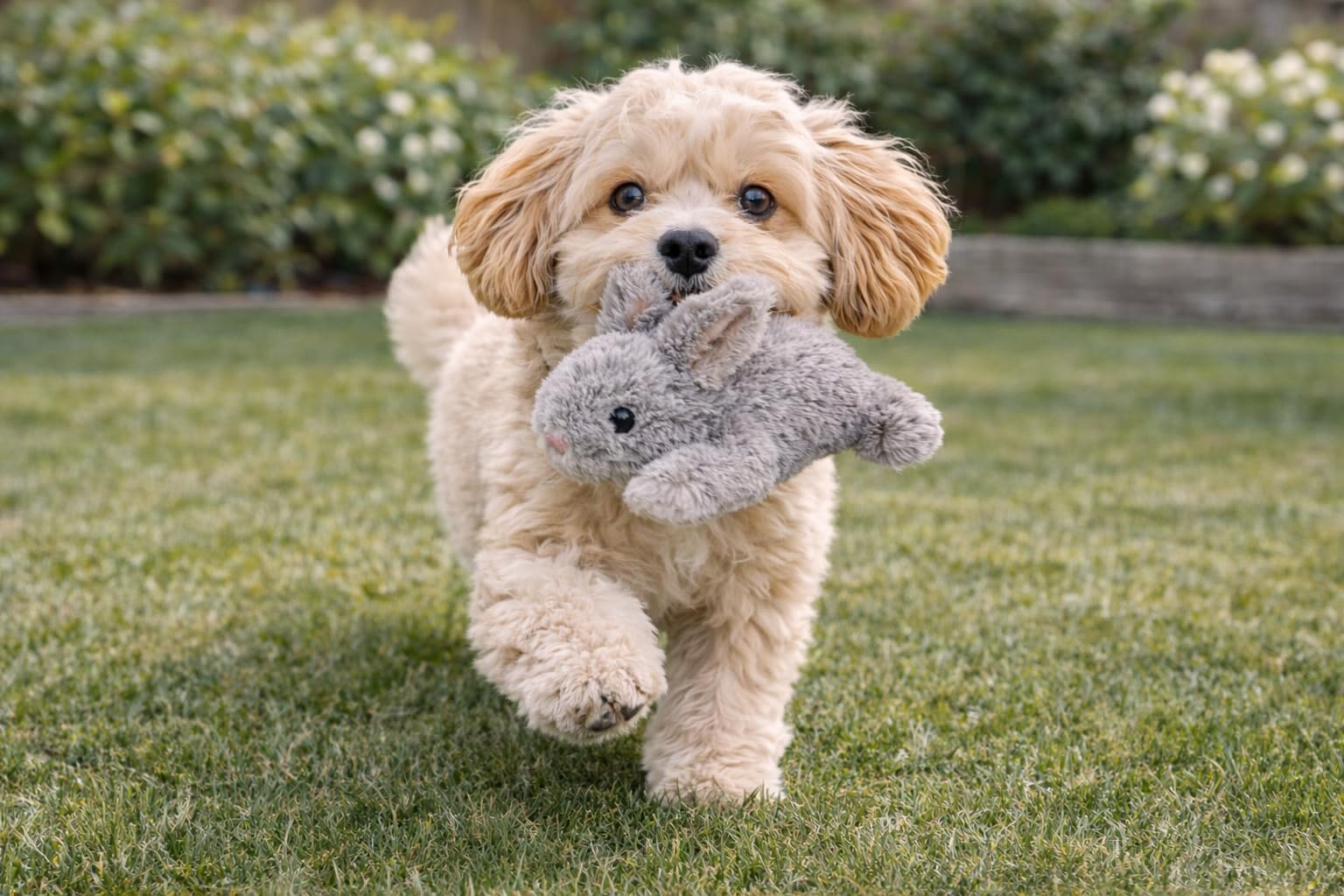 Multipet Thumperz plush bunny toy suits small to medium breeds for play and cuddle time.