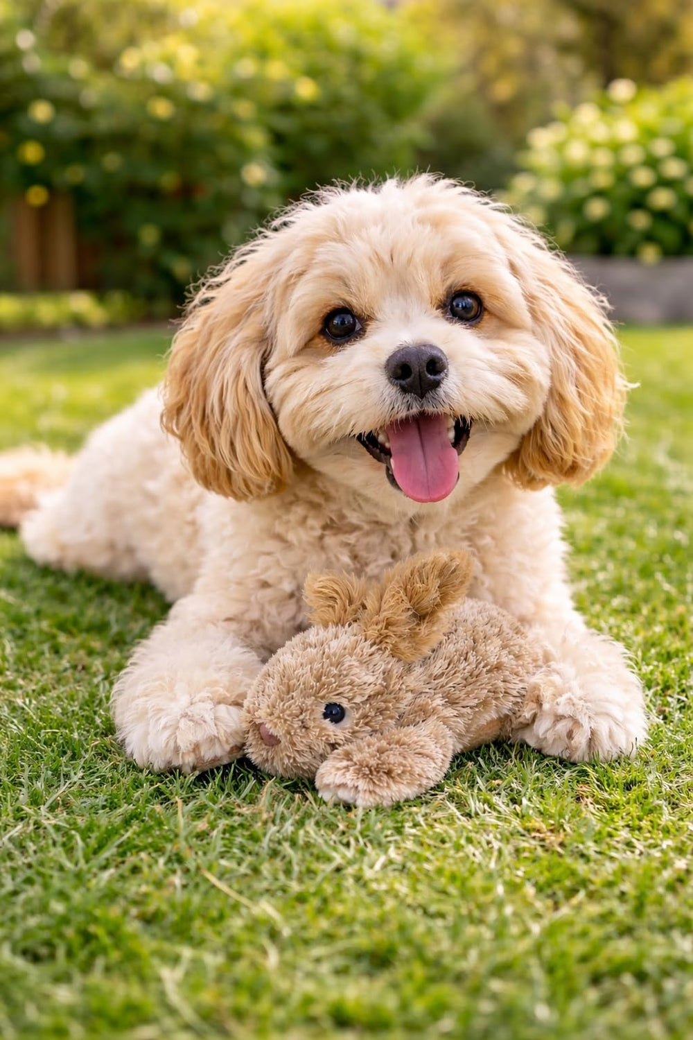 Multipet Thumperz 6-inch rabbit toy—compact for easy grab, throw, and carry.