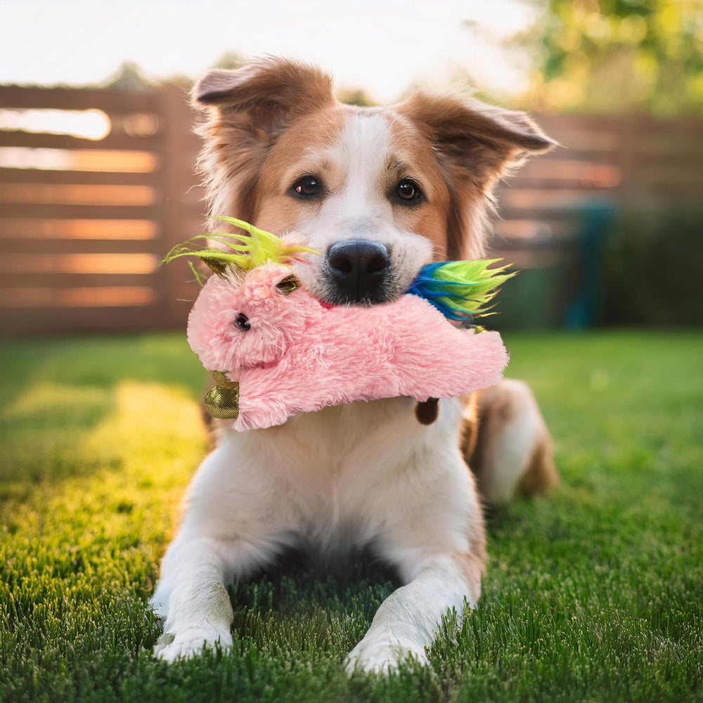 Multipet Unicorn Dog Toy cuddle companion emphasizes cozy comfort during naps and play