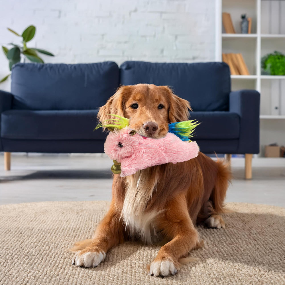 Multipet Unicorn Dog Toy plush-soft texture invites cuddling during playtime