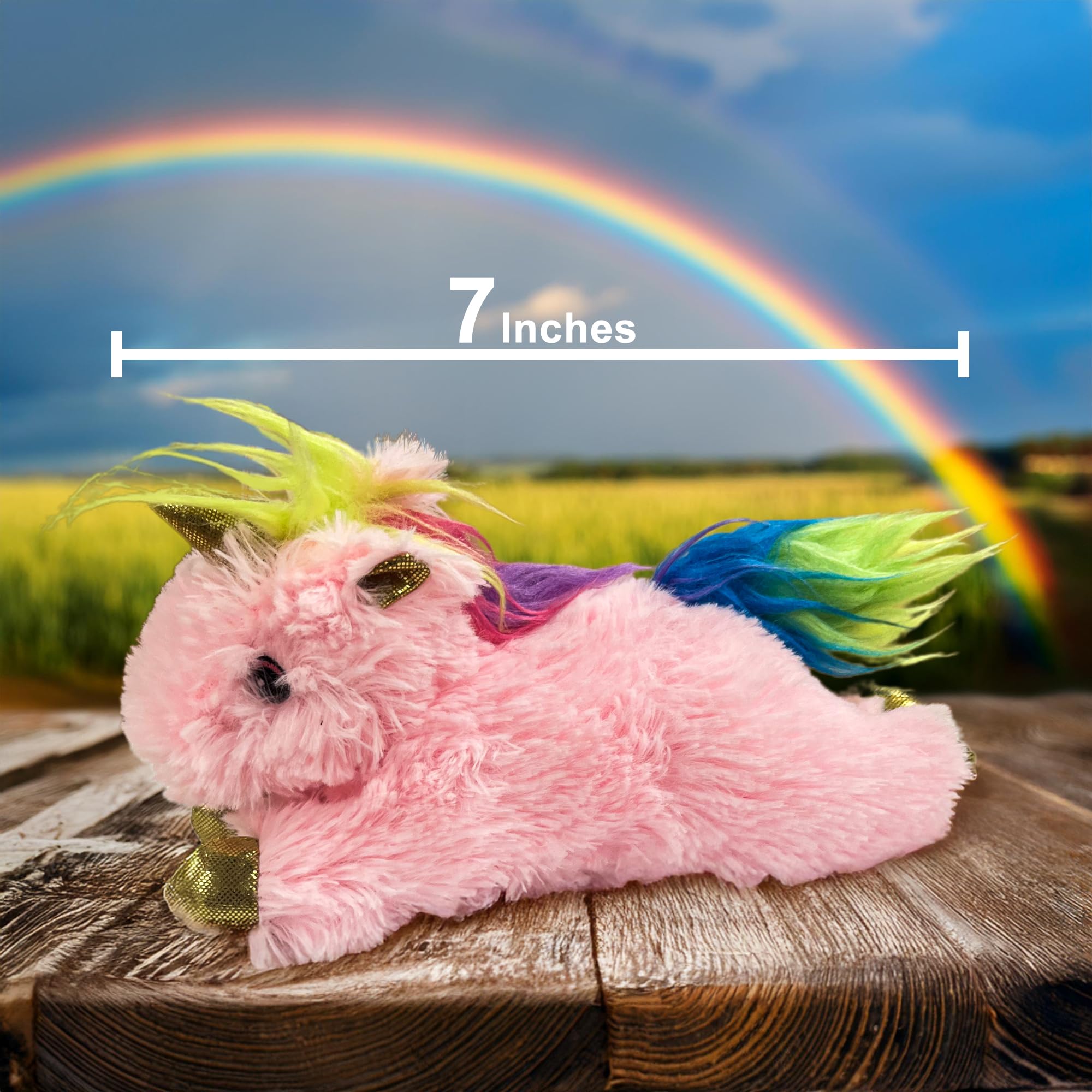 Multipet Unicorn Dog Toy squeaker closeup highlights the toy's engaging sound
