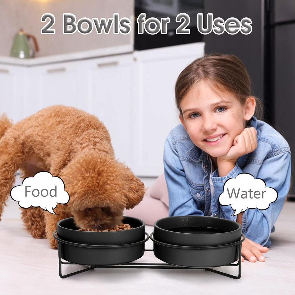 MultiOutools 5.1 inch bowls suit small to medium pets for everyday meals.