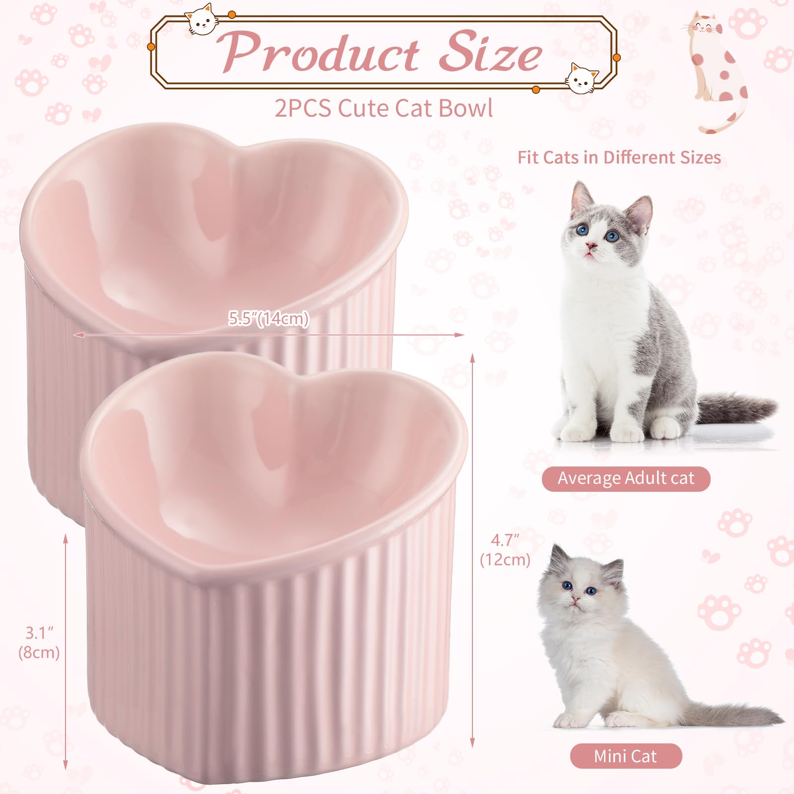 Mumufy heart-shaped pink ceramic close-up shows easy-clean surface.