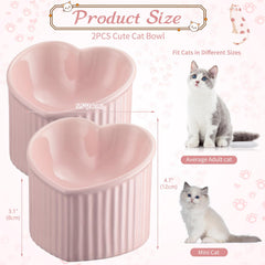 Mumufy heart-shaped pink ceramic close-up shows easy-clean surface.
