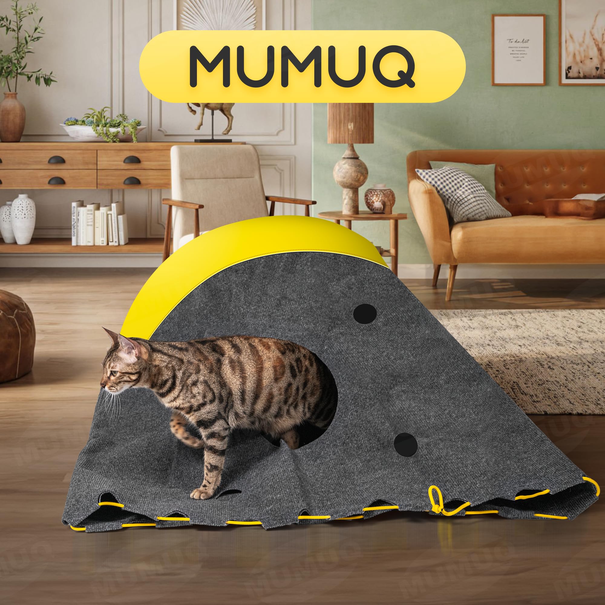 MUMUQ Cat Play Bag promotes bonding through interactive play