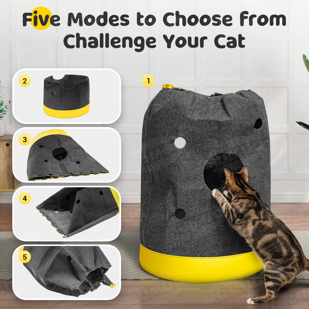 MUMUQ Cat Play Bag foldable design aids compact storage
