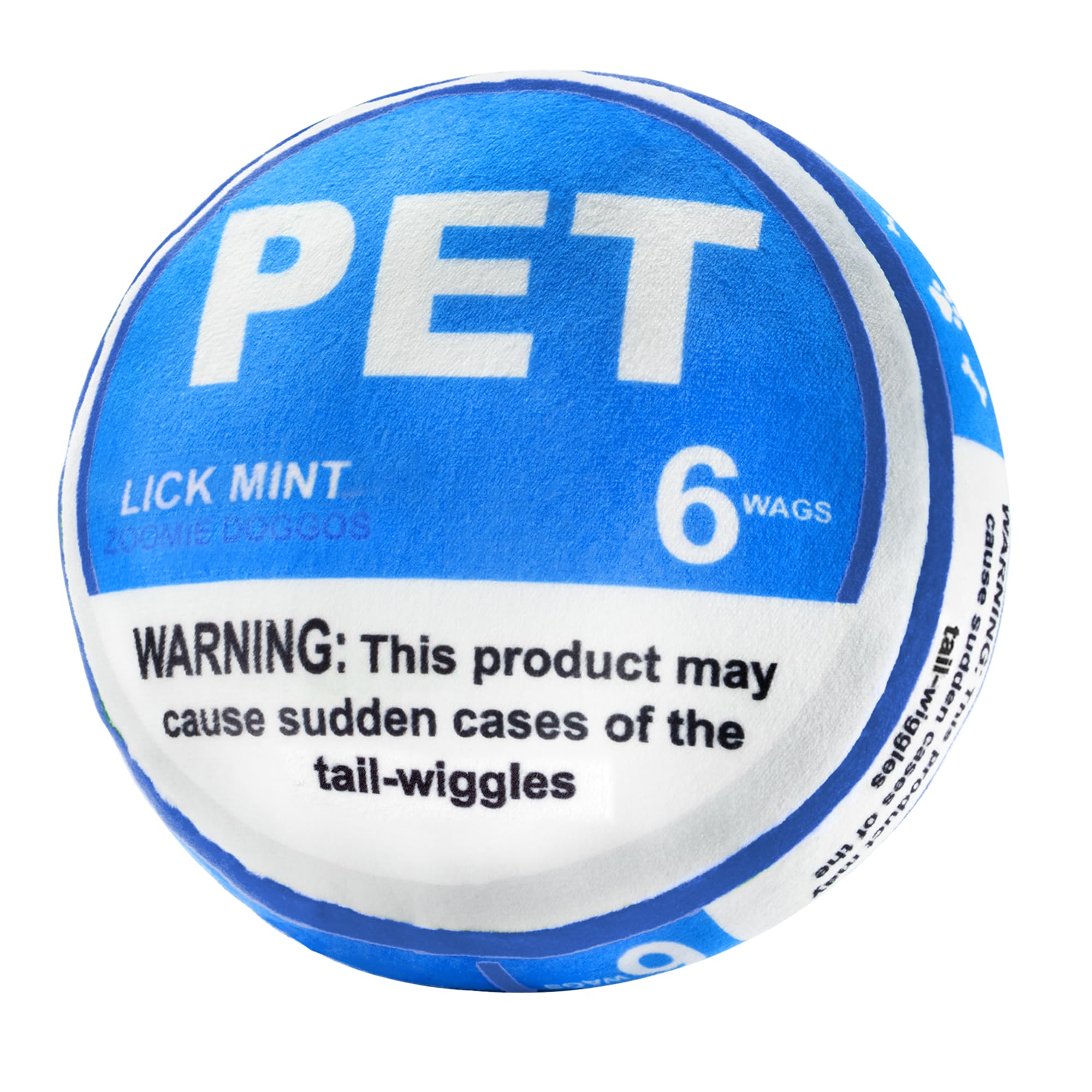 MUMUQ Funny Pupper Deckies toy front view aiding calm playtime for dogs.