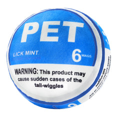 MUMUQ Funny Pupper Deckies toy front view aiding calm playtime for dogs.