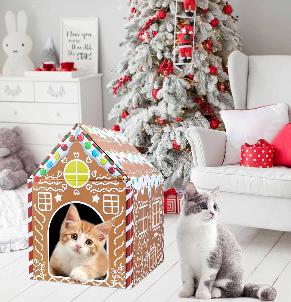 MUNILAIL large play space supports comfortable rest for cats.