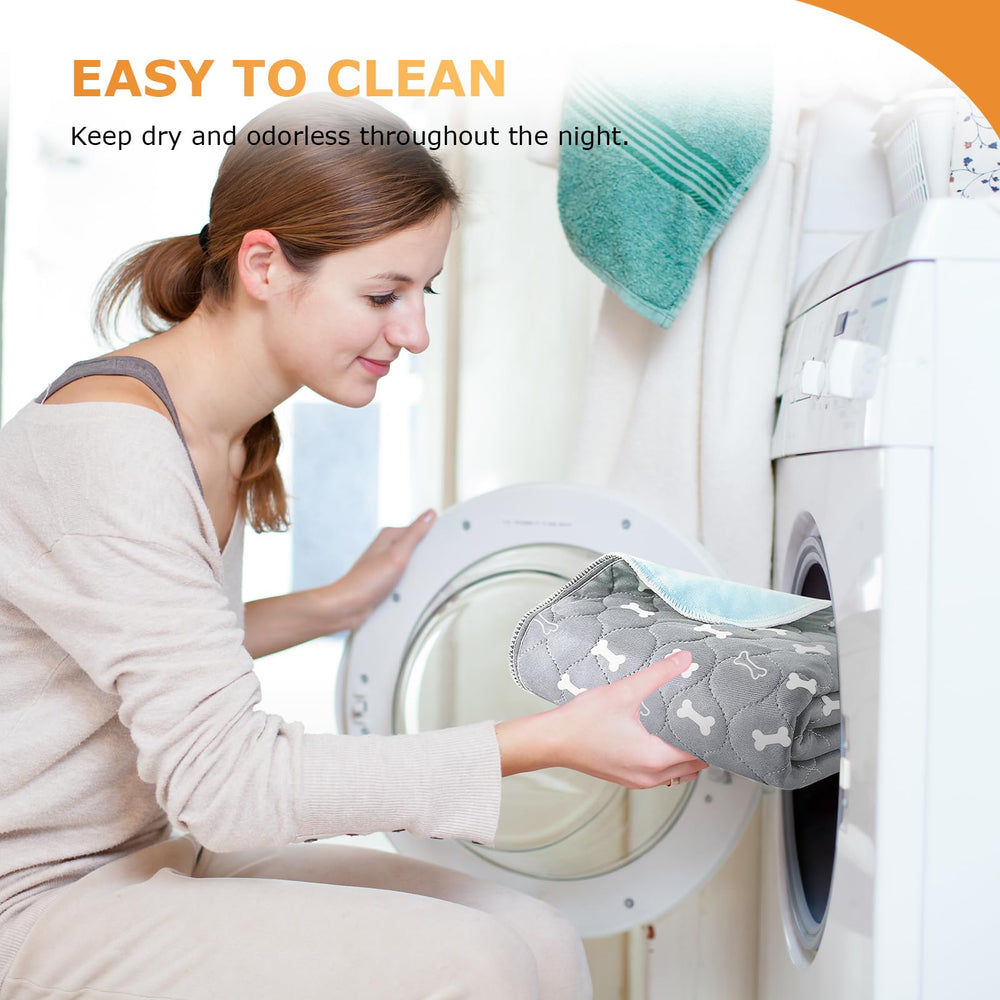 Muoyid travel-sized puppy pad compact in car crate