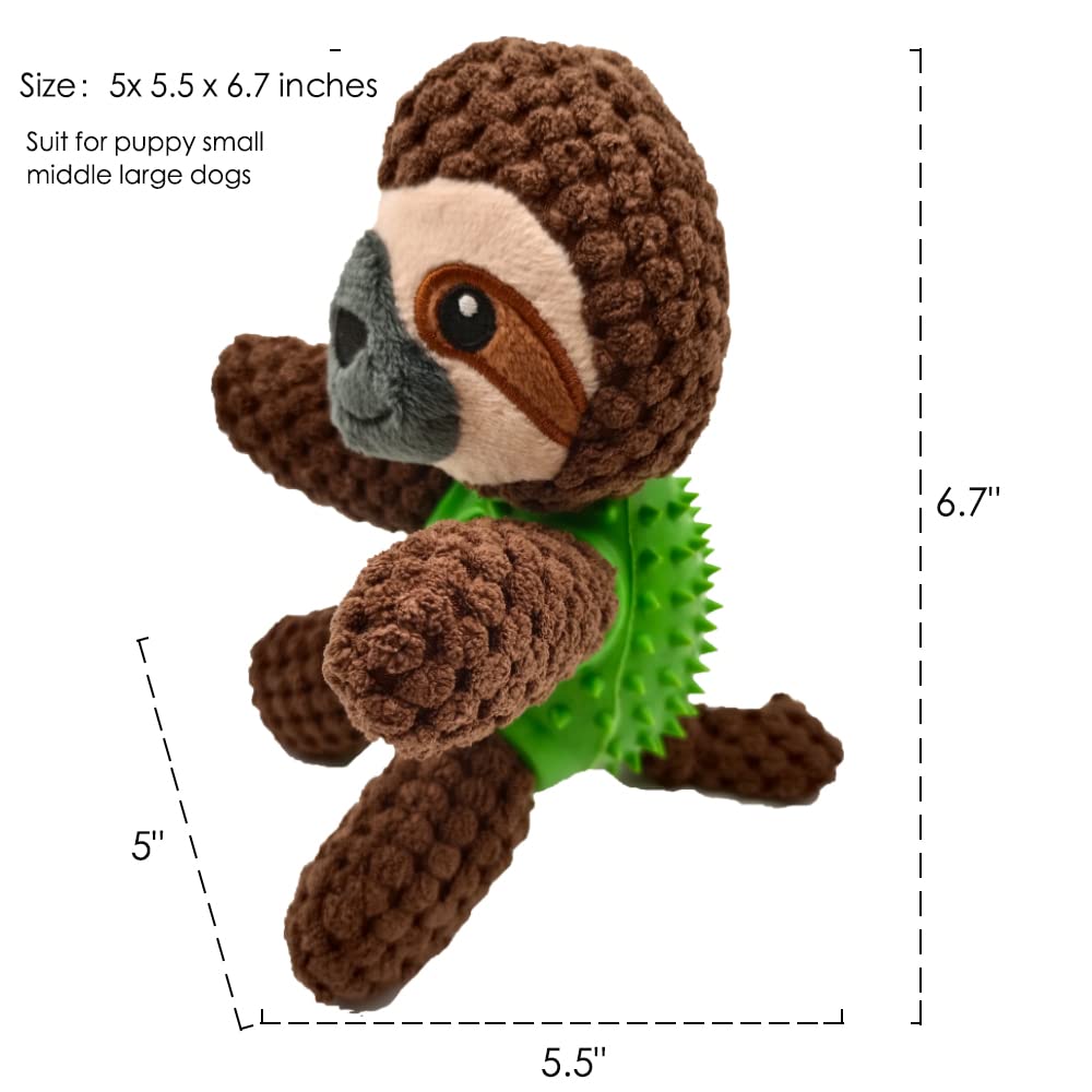 MUQMD squeaky dog toy durable cotton legs boost toy longevity