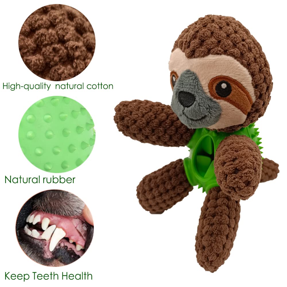 MUQMD squeaky dog toy food-dispensing feature engages dogs during meals