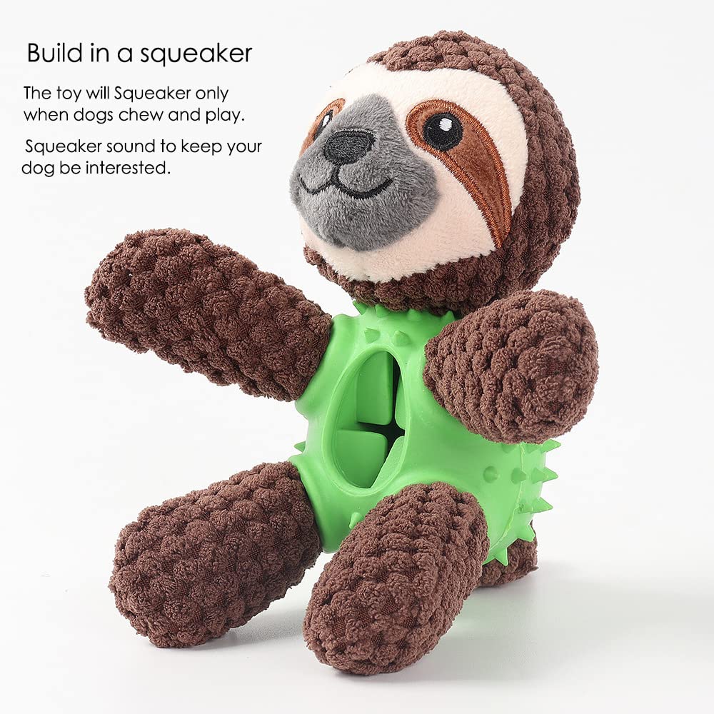 MUQMD squeaky dog toy rubber body for durable chewing sessions