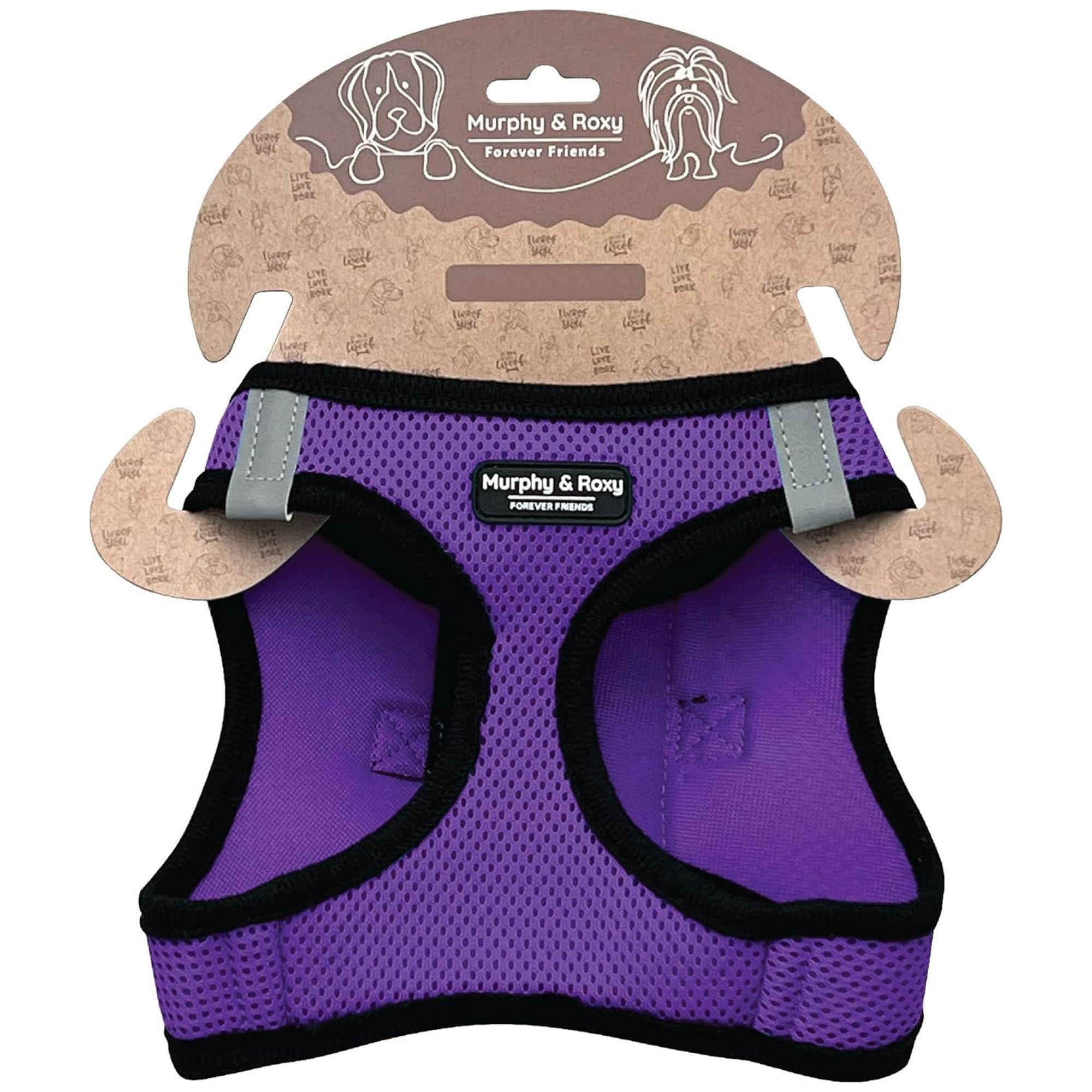Murphy & Roxy No-Pull Harness front view for comfortable, controlled walks