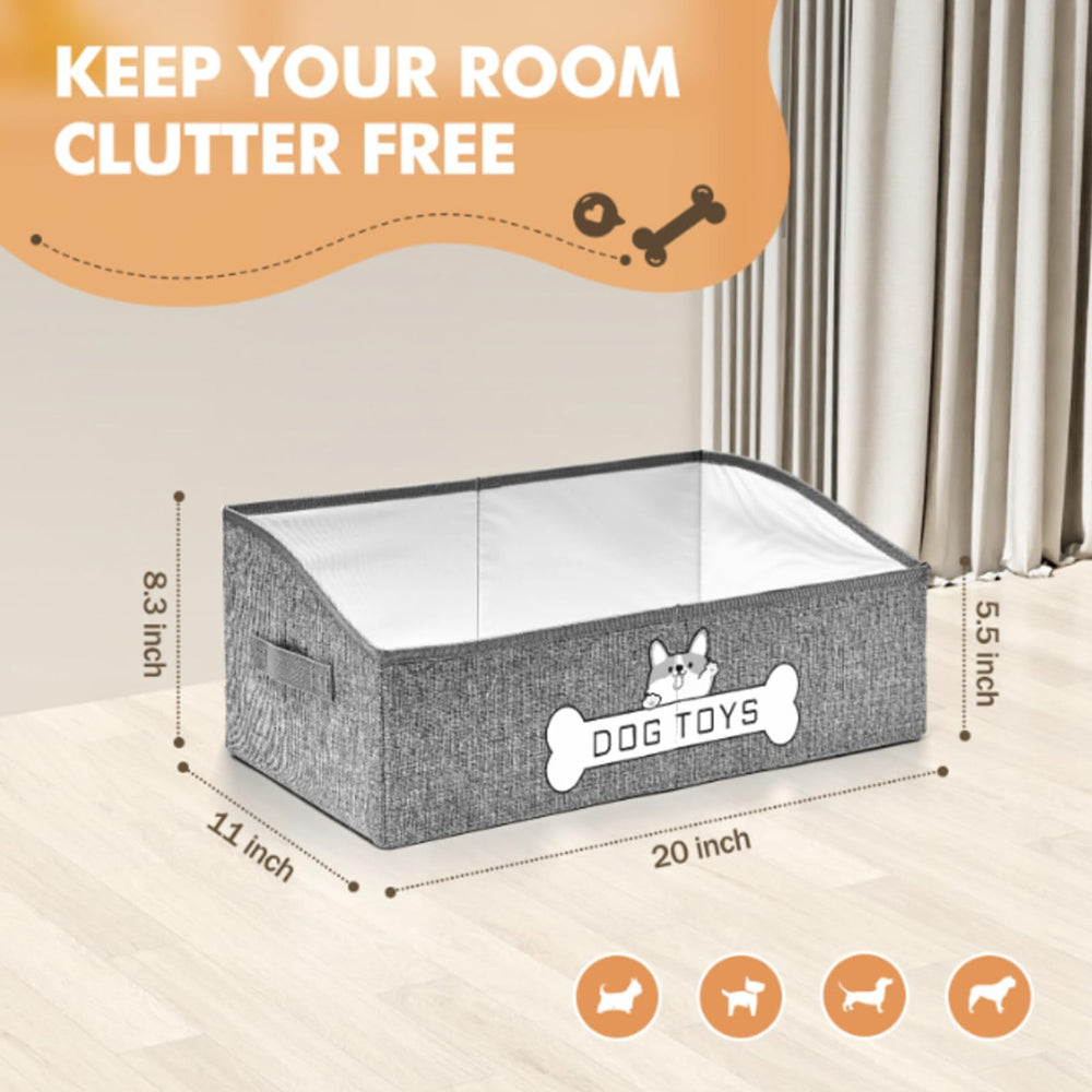 Mutiearo dog toy storage easy-clean exterior allows quick maintenance.