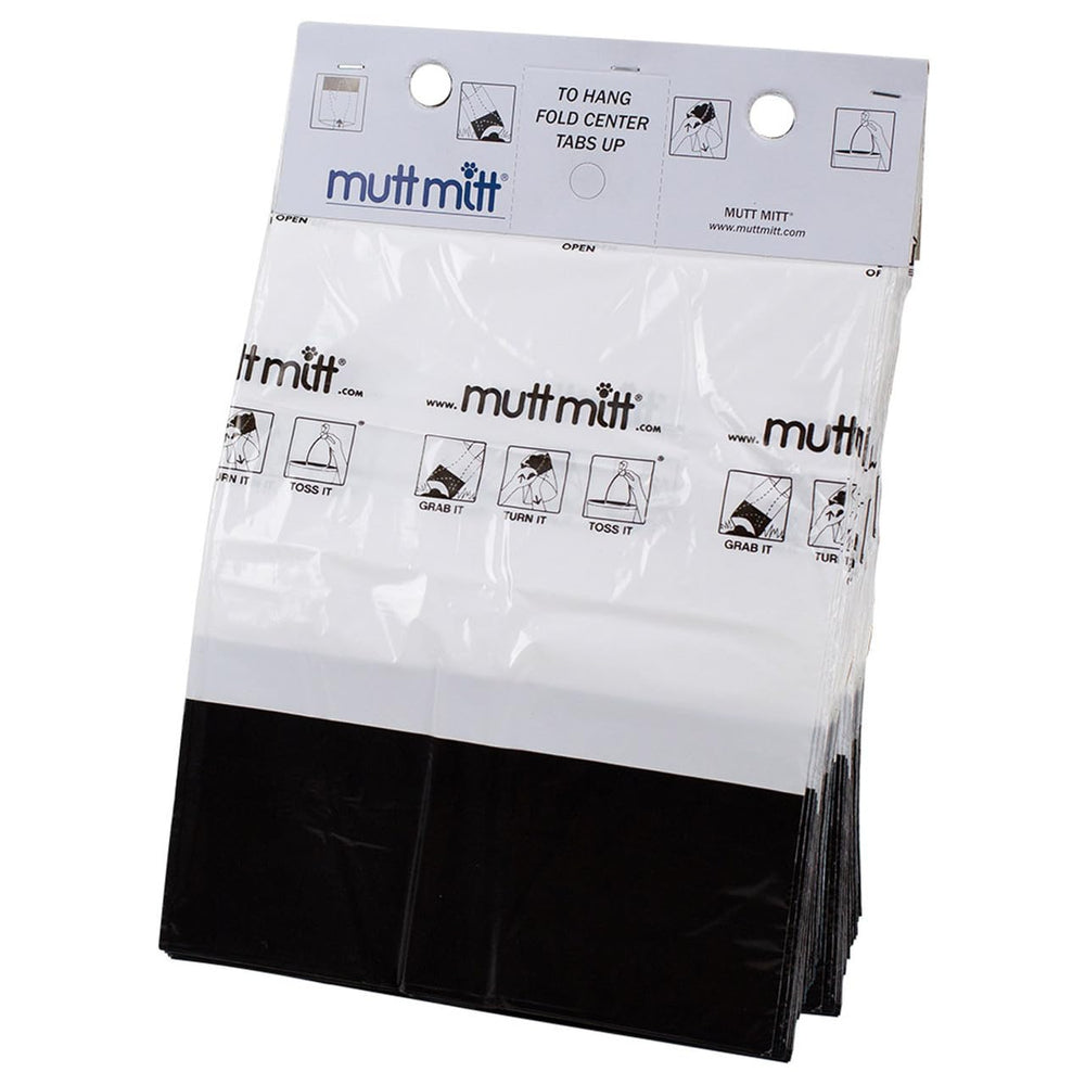 Mutt Mitt 2-ply dog waste bags strong and tear-resistant