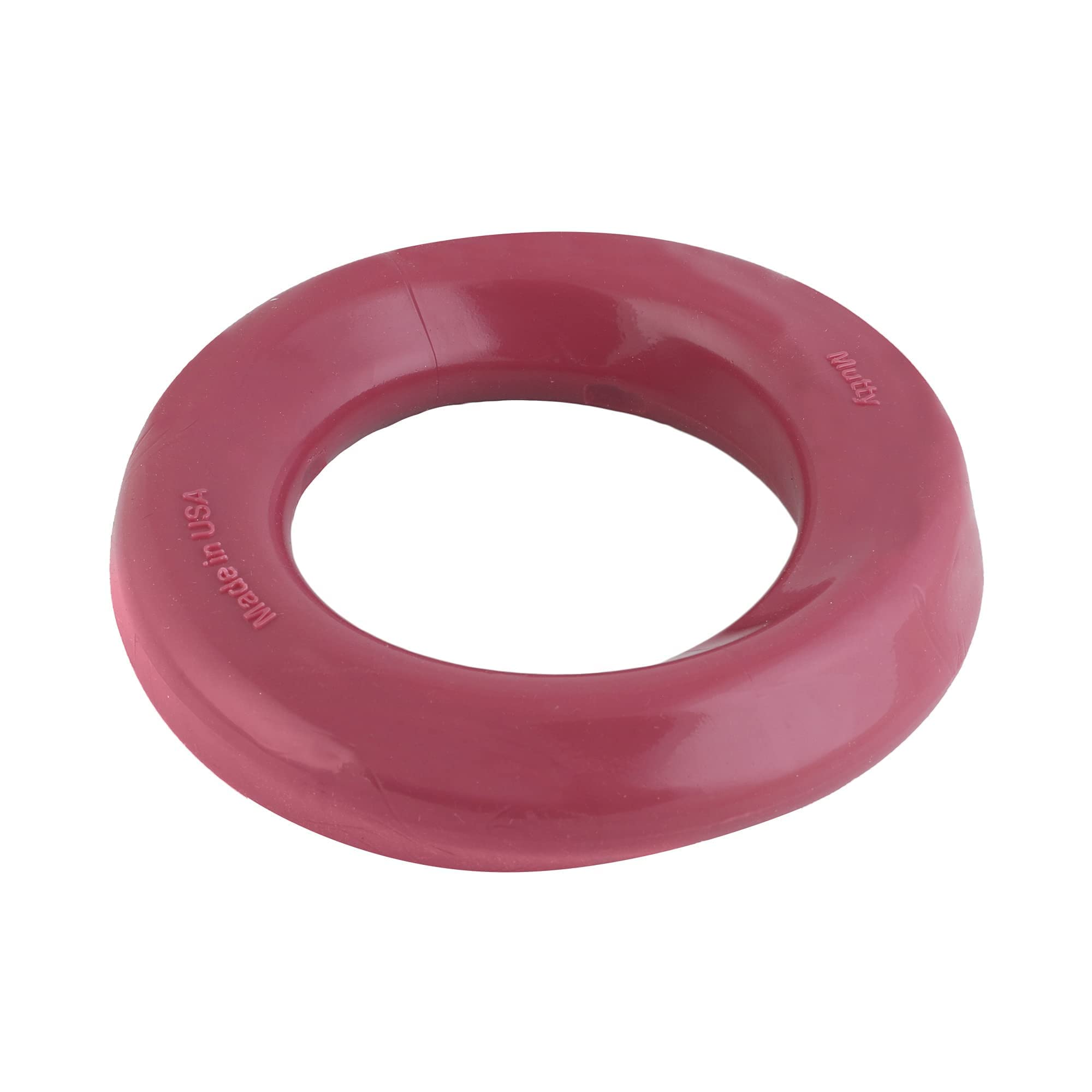 Mutty Dog Chew Ring showcases non-toxic, food-grade design for chew safety.