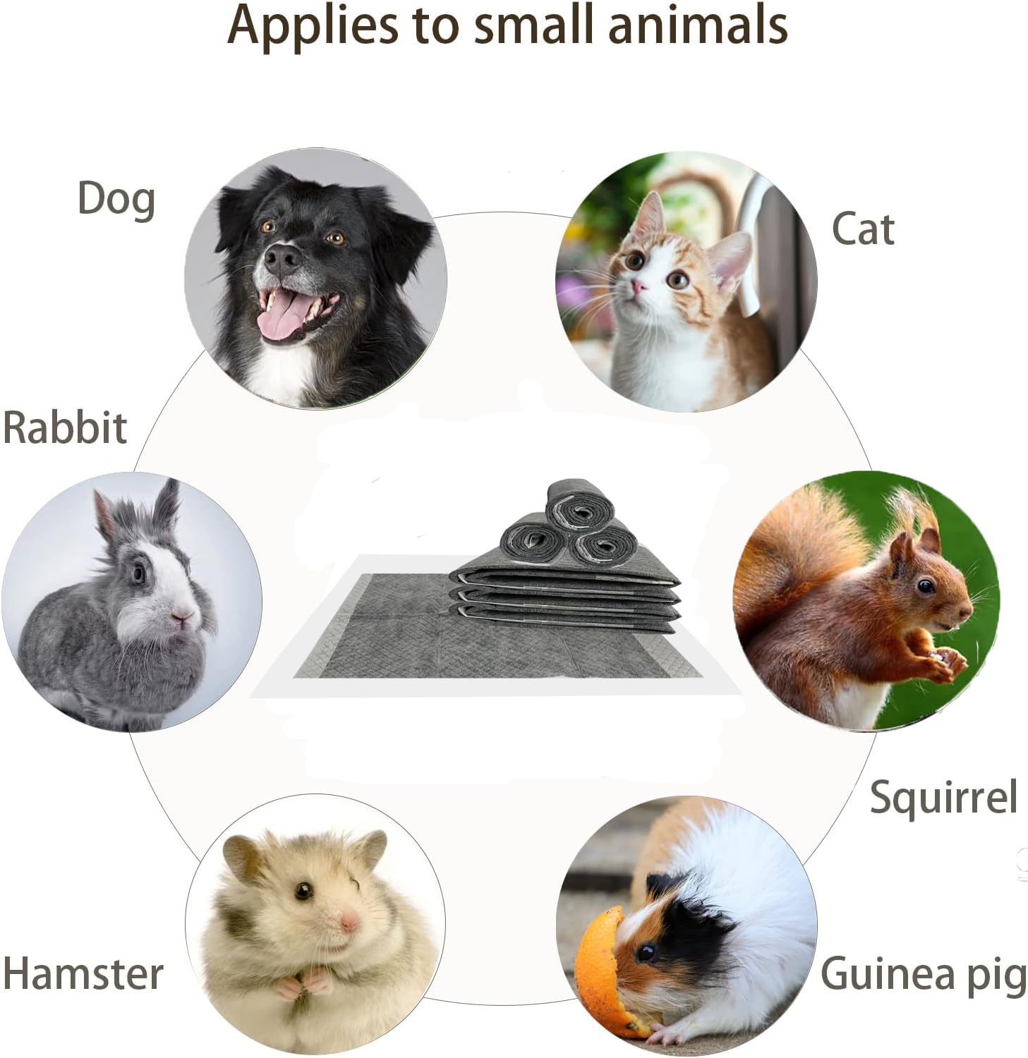 MUYG 100-count pack offers convenient disposable protection for small pets.